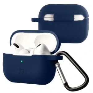 Bizon Case Headphone Silicone Apple AirPods Pro 2 navy blue