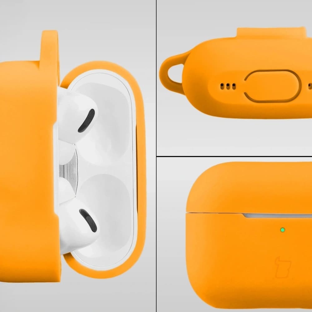 Bizon Case Headphone Silicone Apple AirPods Pro 2 carrot - 3
