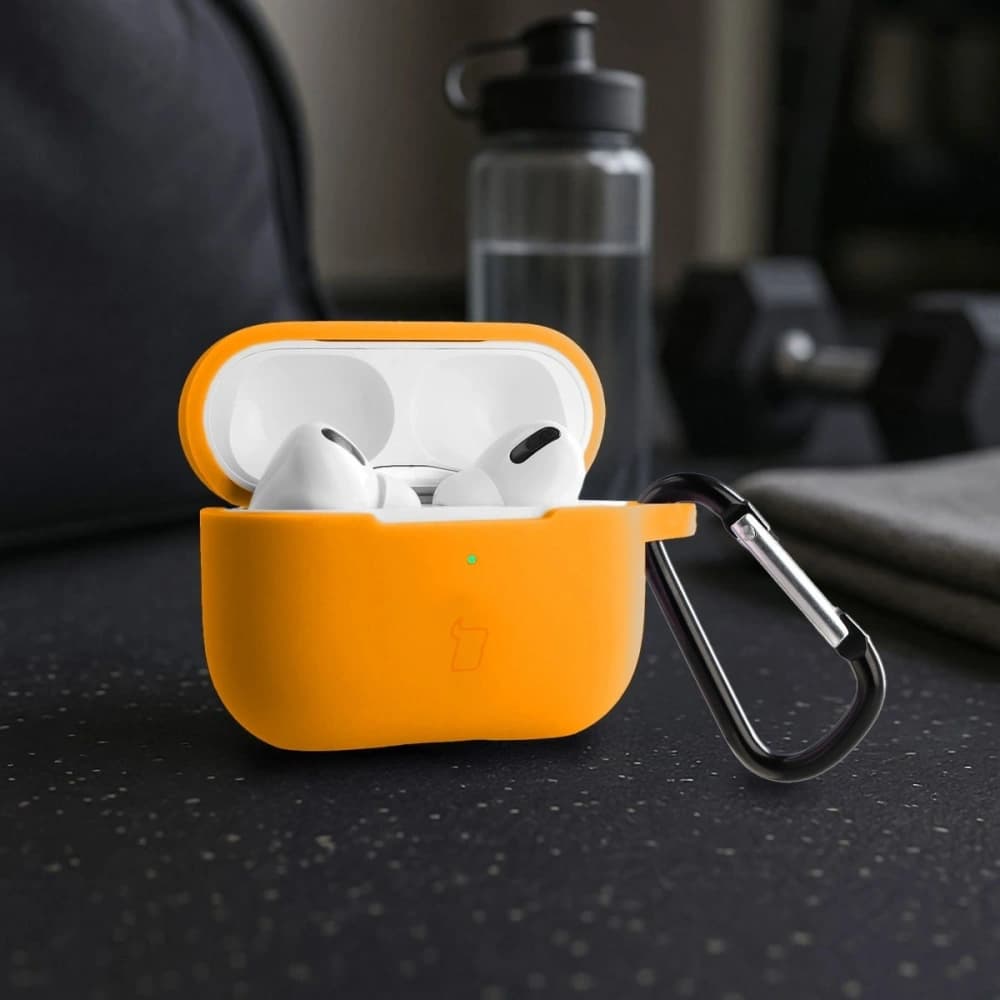 Bizon Case Headphone Silicone Apple AirPods Pro 2 carrot - 4