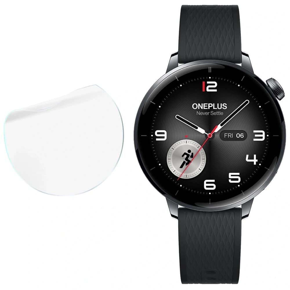 Folia hydrożelowa na ekran Bizon Glass Watch Hydrogel Duo do OnePlus Watch 3 43mm [2 PACK] - 2