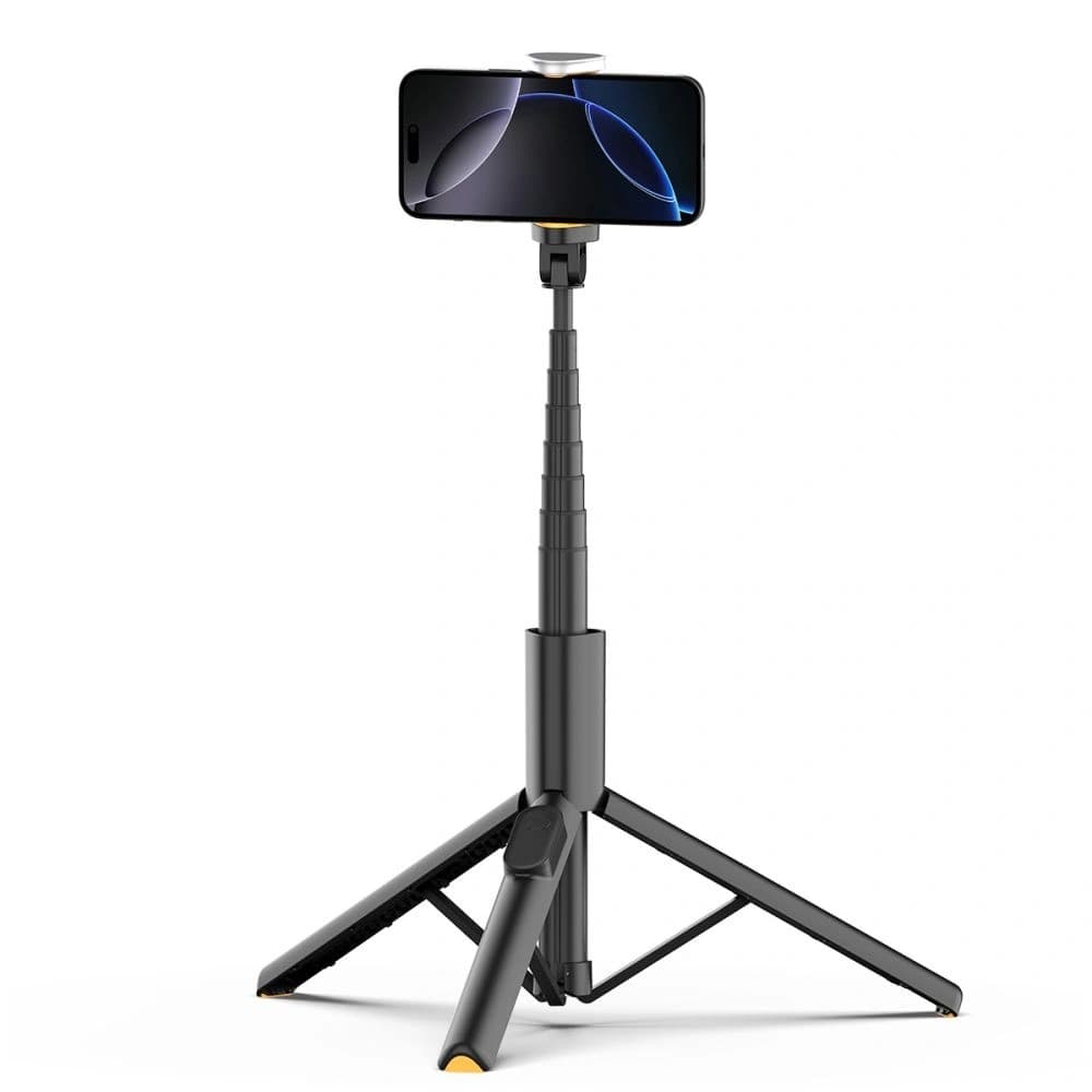 Tech-Protect L09S Suport pentru selfie cu Bluetooth și trepied Negru - 4