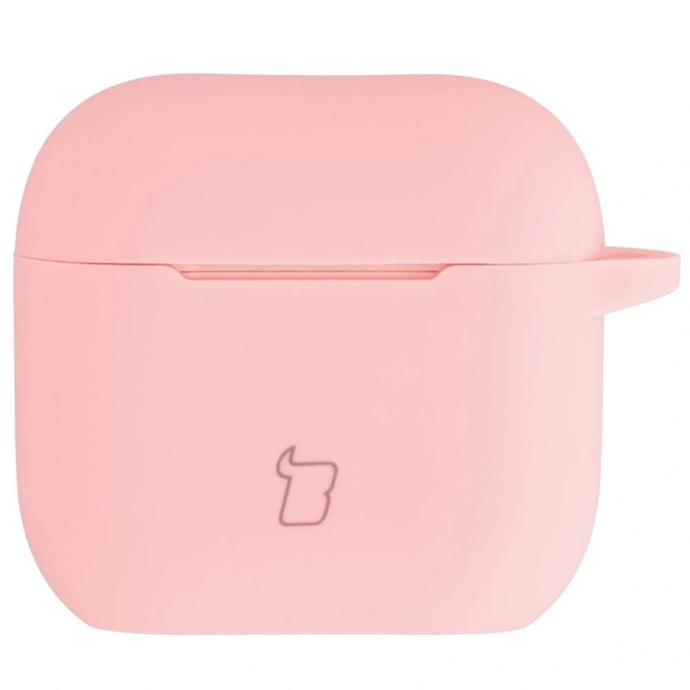 Bizon Case Kopfhörer Silikon Apple AirPods 4 hellrosa - 2