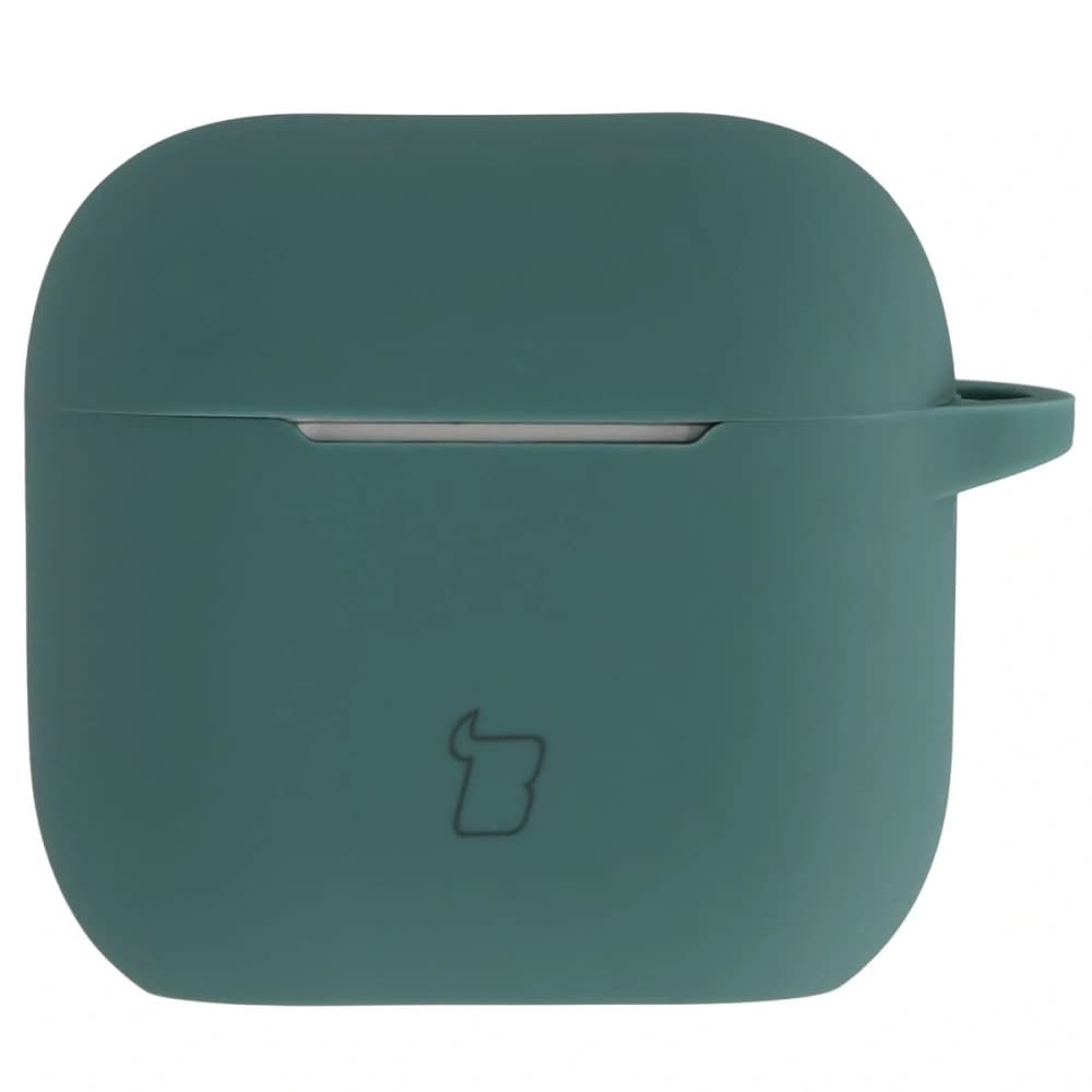 Bizon Case Headphone Silicone Apple AirPods 4 dark green - 2