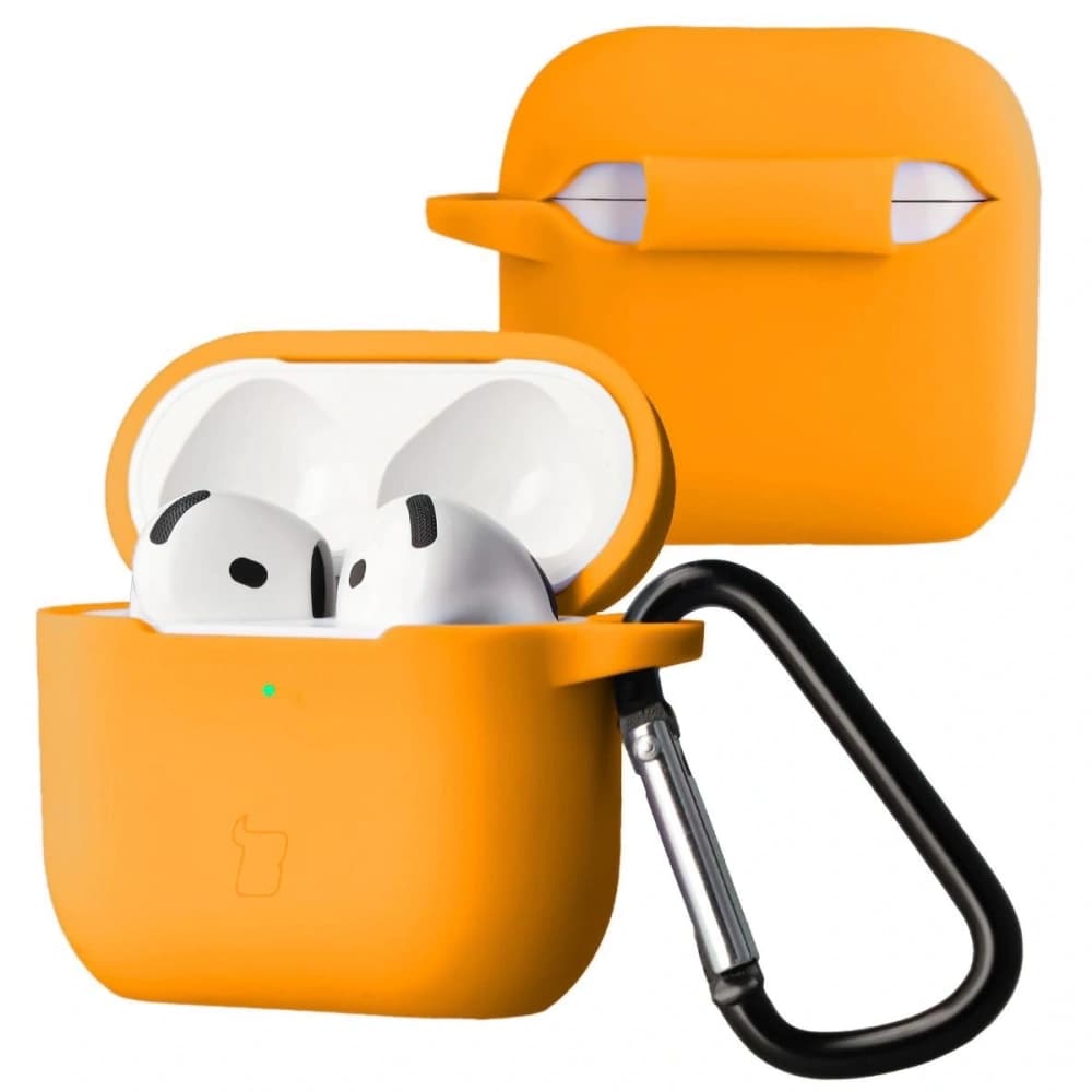 Bizon Case Kopfhörer Silikon Apple AirPods 4 Karotte - 1