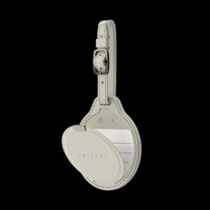 Satechi FindAll Luggage Tag compatible with Apple Find My (sand)