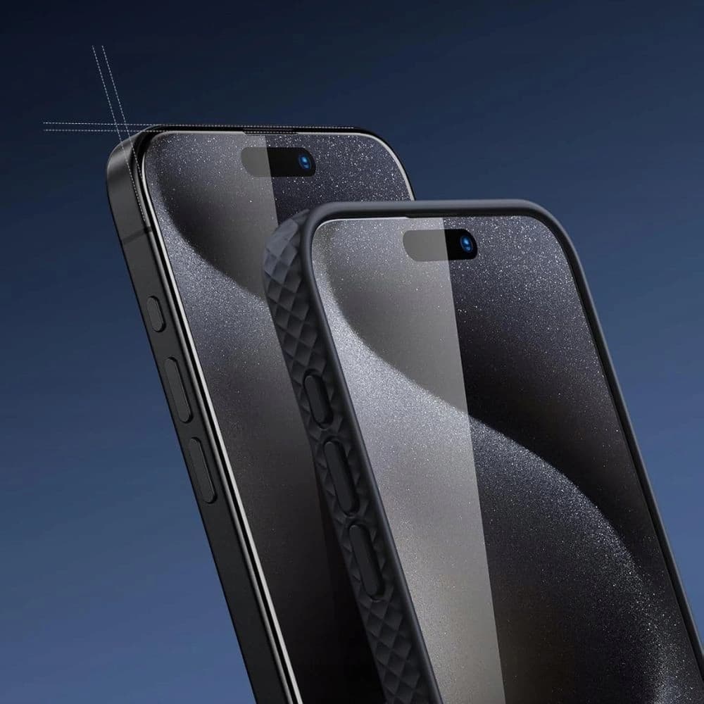 Tech-Protect Glass Fit+ Apple iPhone 16 Pro / 17 / 17 Pro Čirý [2 BALENÍ] - 3