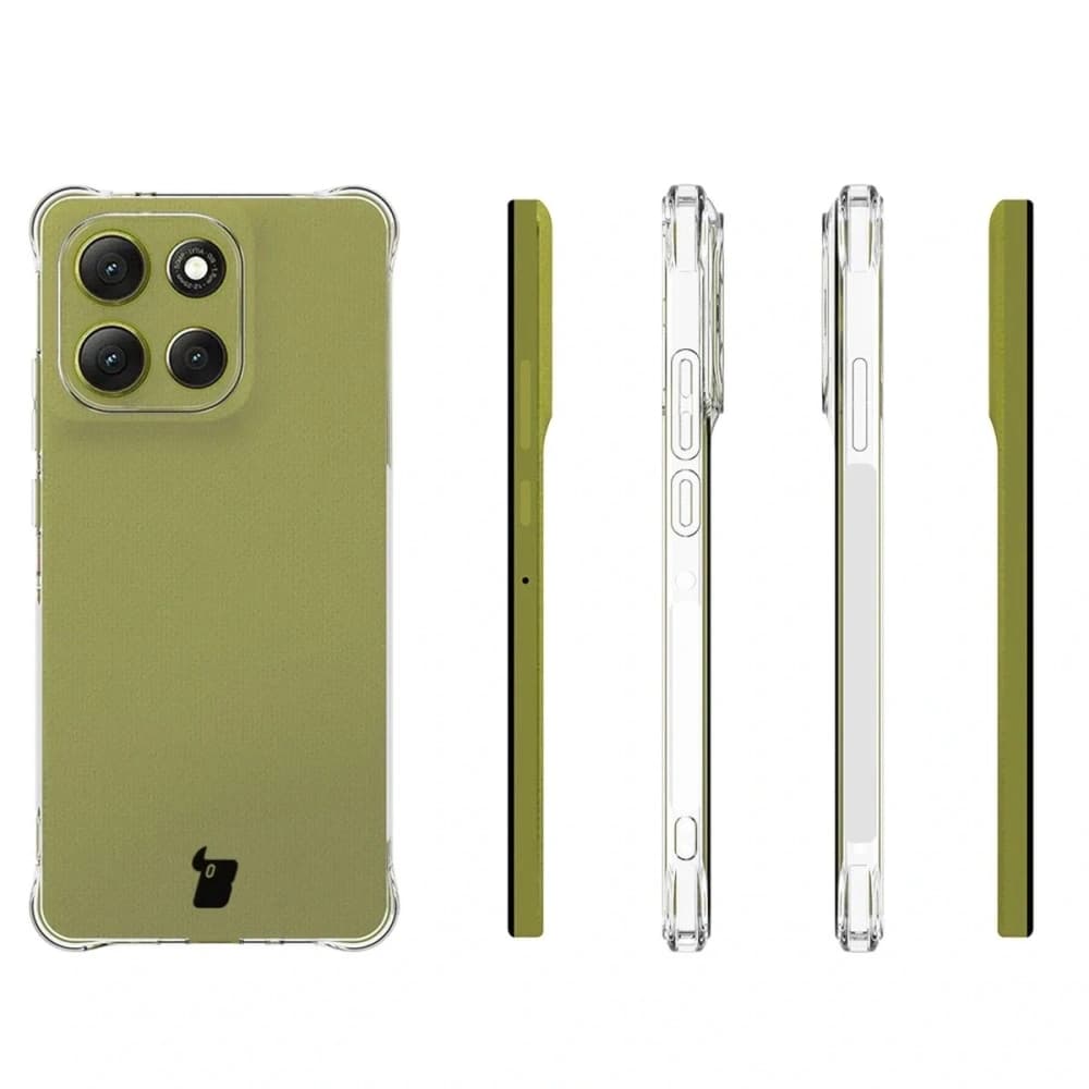 Bizon Case Clear Pack tok + 2x kijelzőfólia Motorola Moto G86 5G-hez - 4