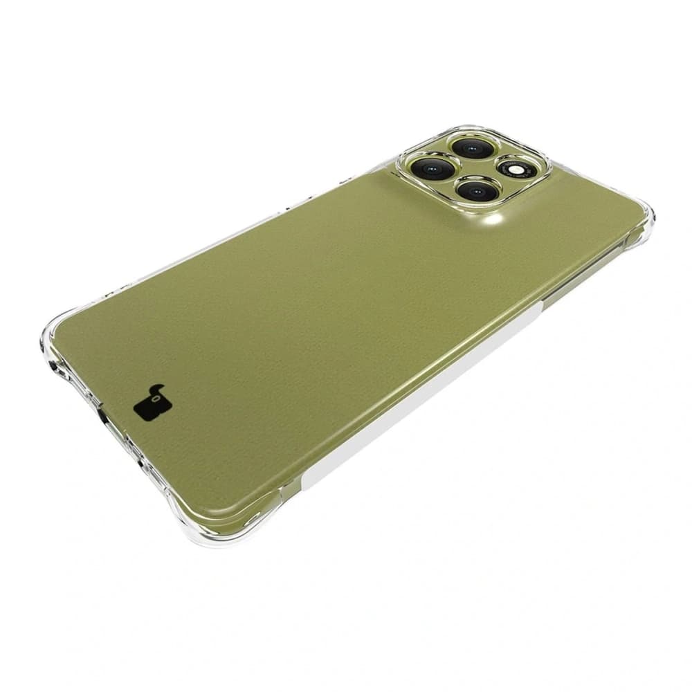 Bizon Case Clear Pack tok + 2x kijelzőfólia Motorola Moto G86 5G-hez - 7