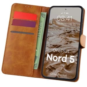 Bizon Case Pocket OnePlus Nord 5 maro