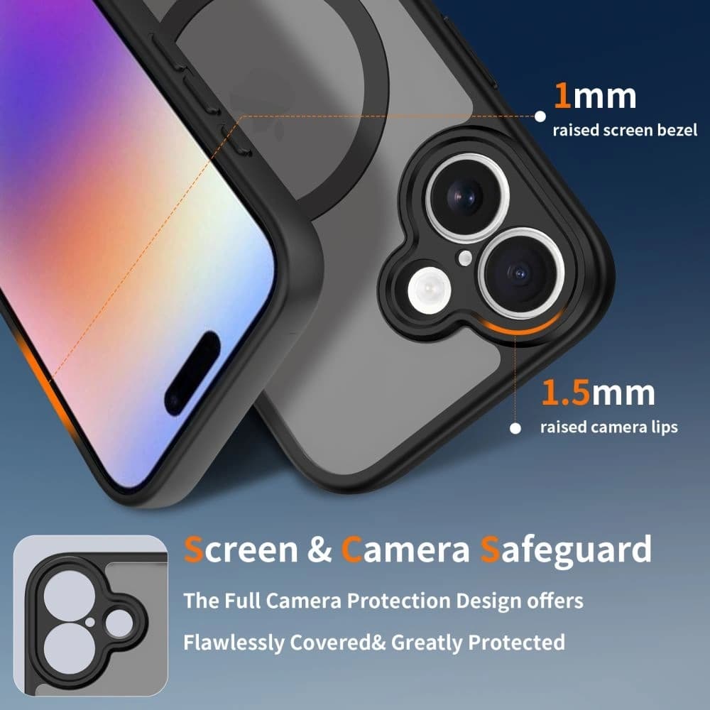 Tech-Protect BasicMag MagSafe Apple iPhone 17 Matt Schwarz - 2