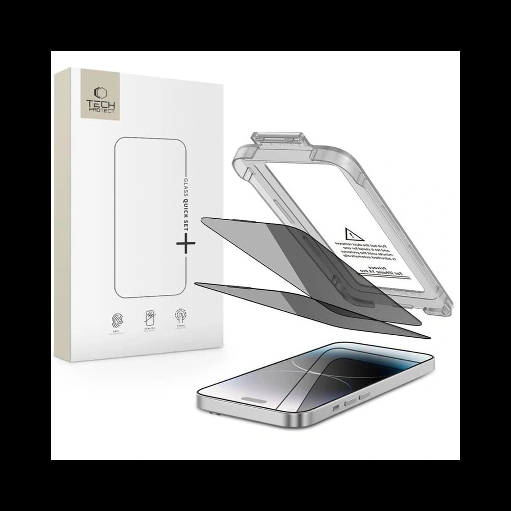 Tech-Protect Quick Set Spy+ Apple iPhone 14 Pro Privacy [2 PACHET] - 1