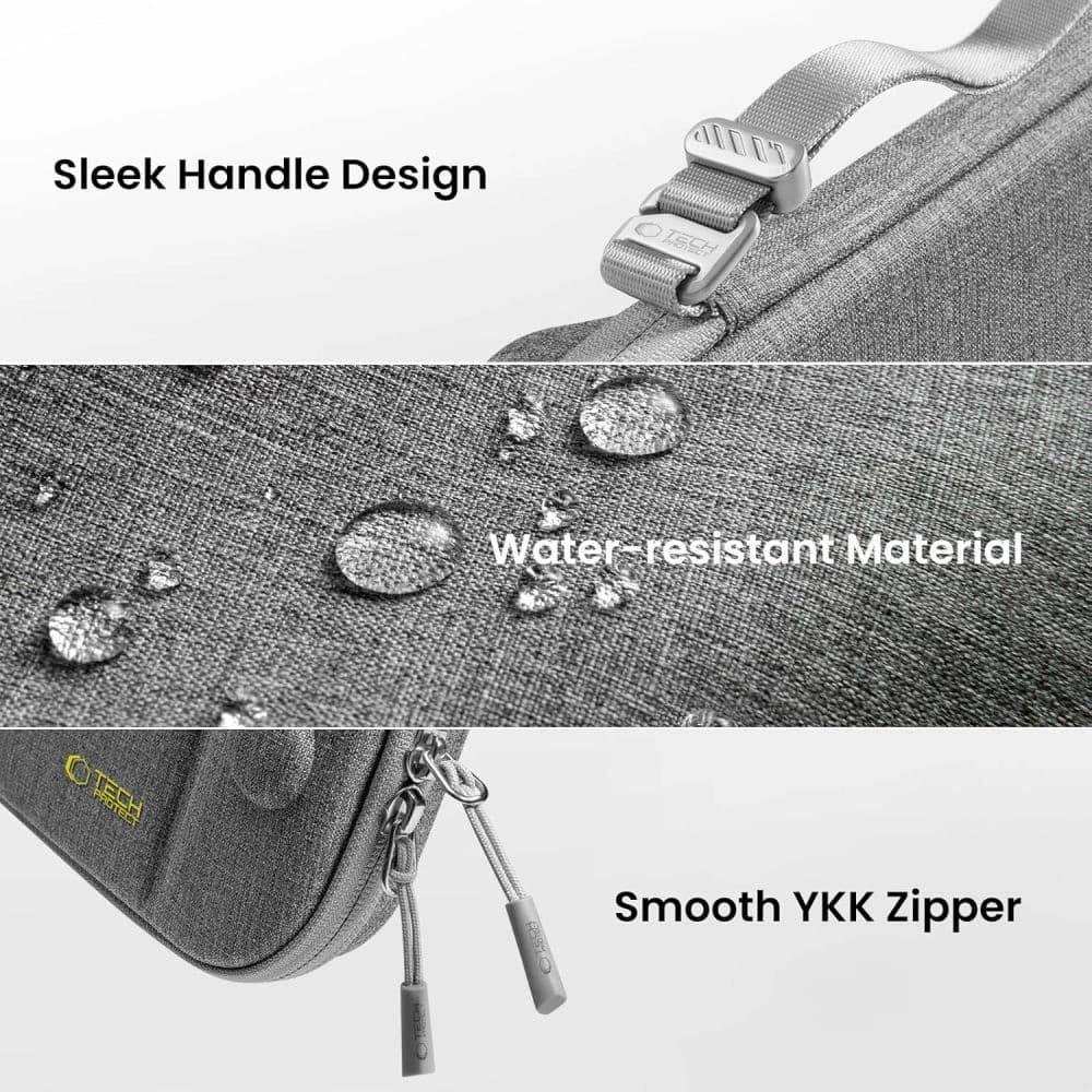 Tech-Protect Slim Pouch Nintendo Switch 2 Dark Grey - 8