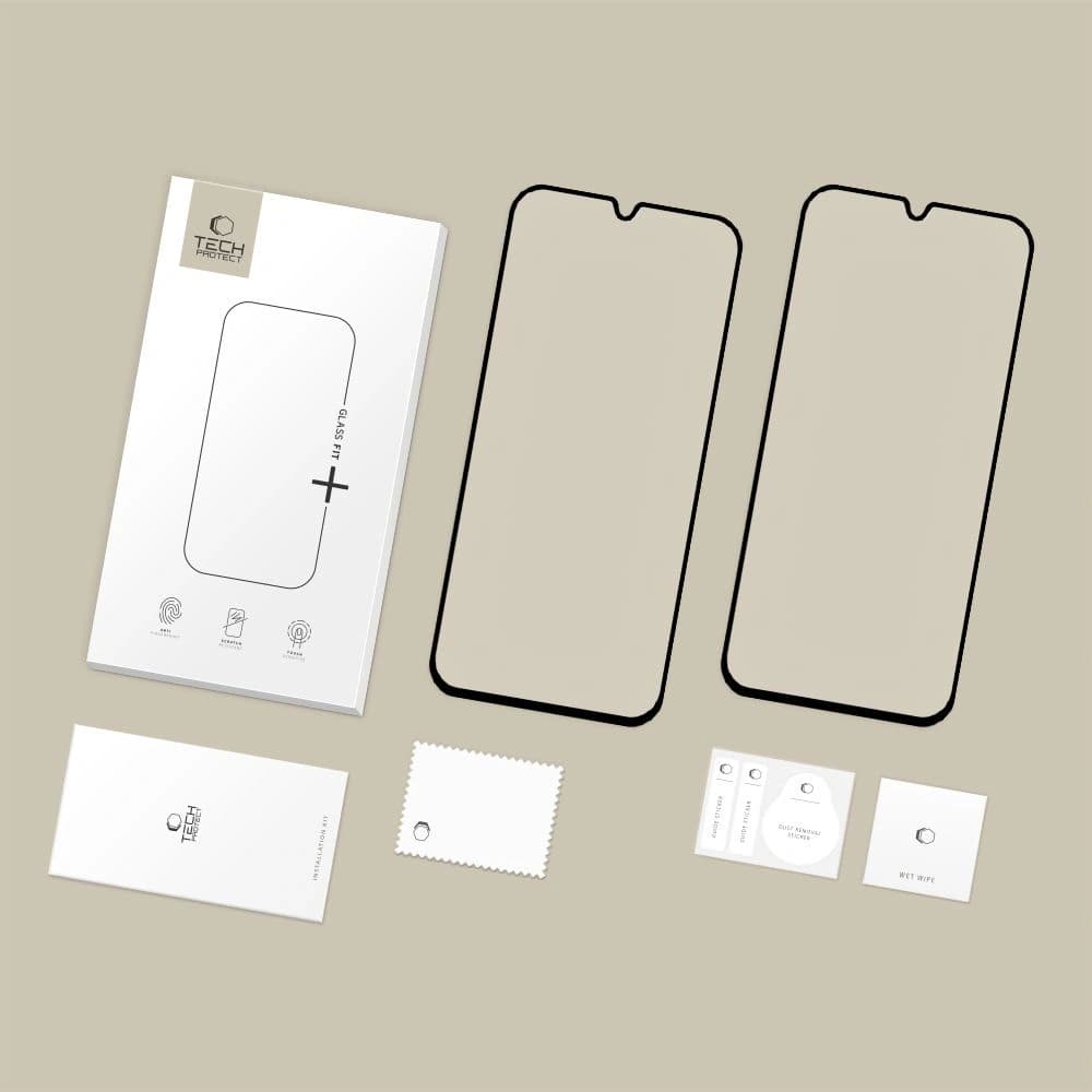 Tech-Protect Glass Fit+ Samsung Galaxy A16 4G / 5G / A26 5G / A17 4G / 5G Fekete [2 CSOMAG] - 7