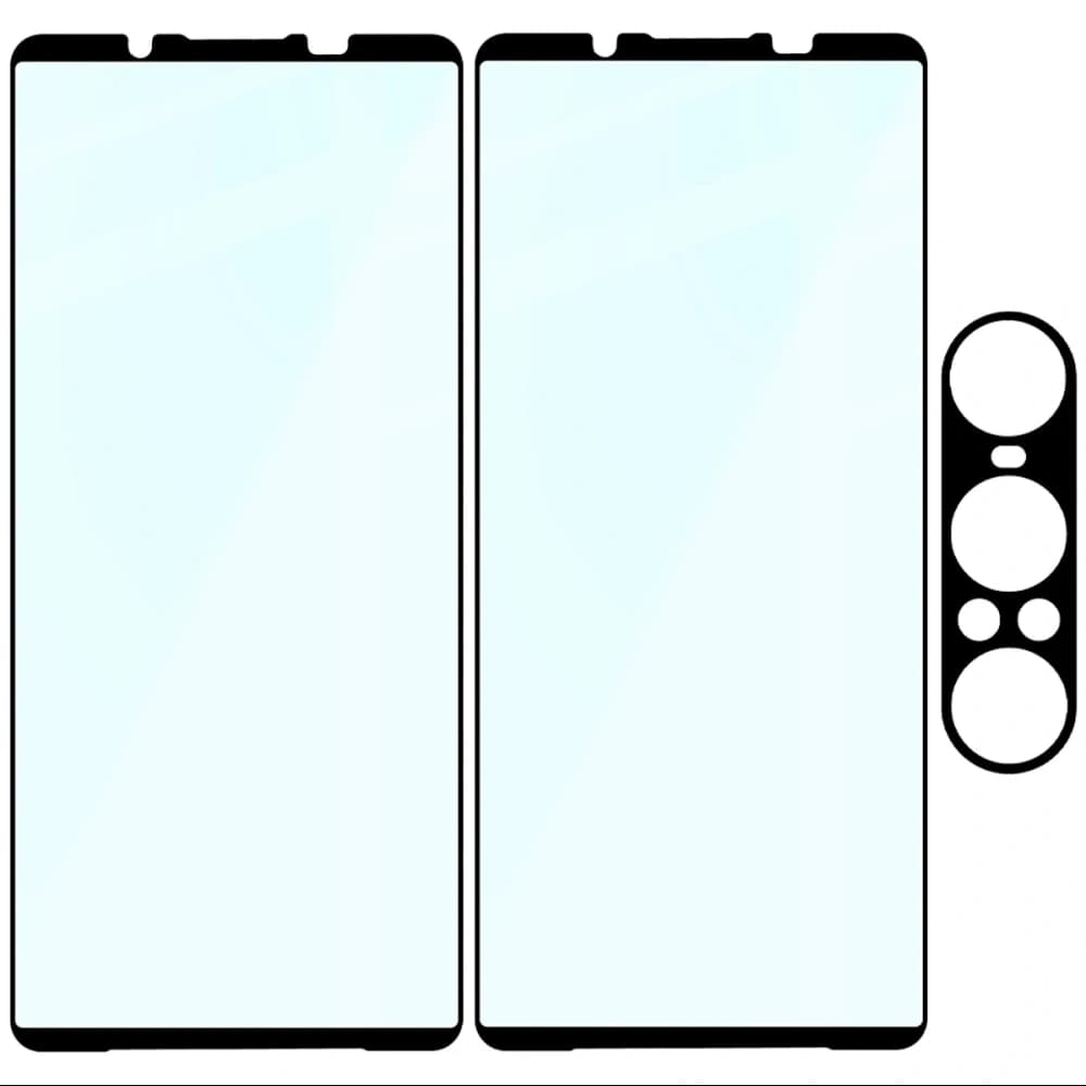 BIZON Edge Pack 2x screen glass + camera glass Sony Xperia 1 VII - 6