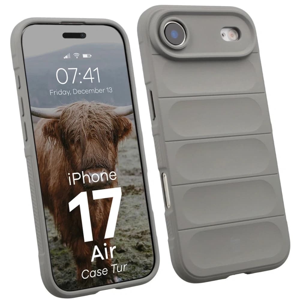 Pancerne etui Bizon Case Tur do Apple iPhone Air jasnoszare - 1
