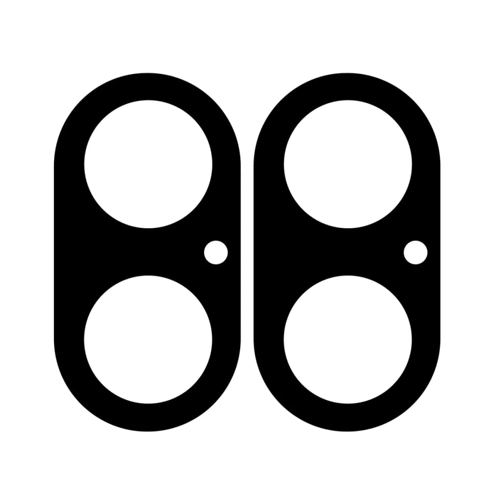 Szkło na aparat Bizon Glass Lens do Apple iPhone 17 [2 PACK] - 3