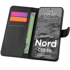 Bizon Case Pocket OnePlus Nord CE5 5G fekete