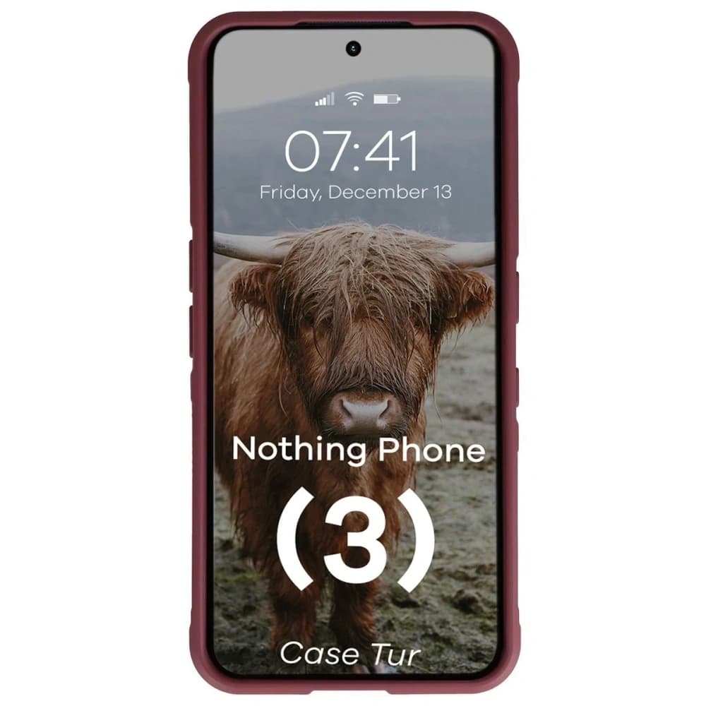 Bizon Case Tur Nothing Phone (3) burgundy - 5