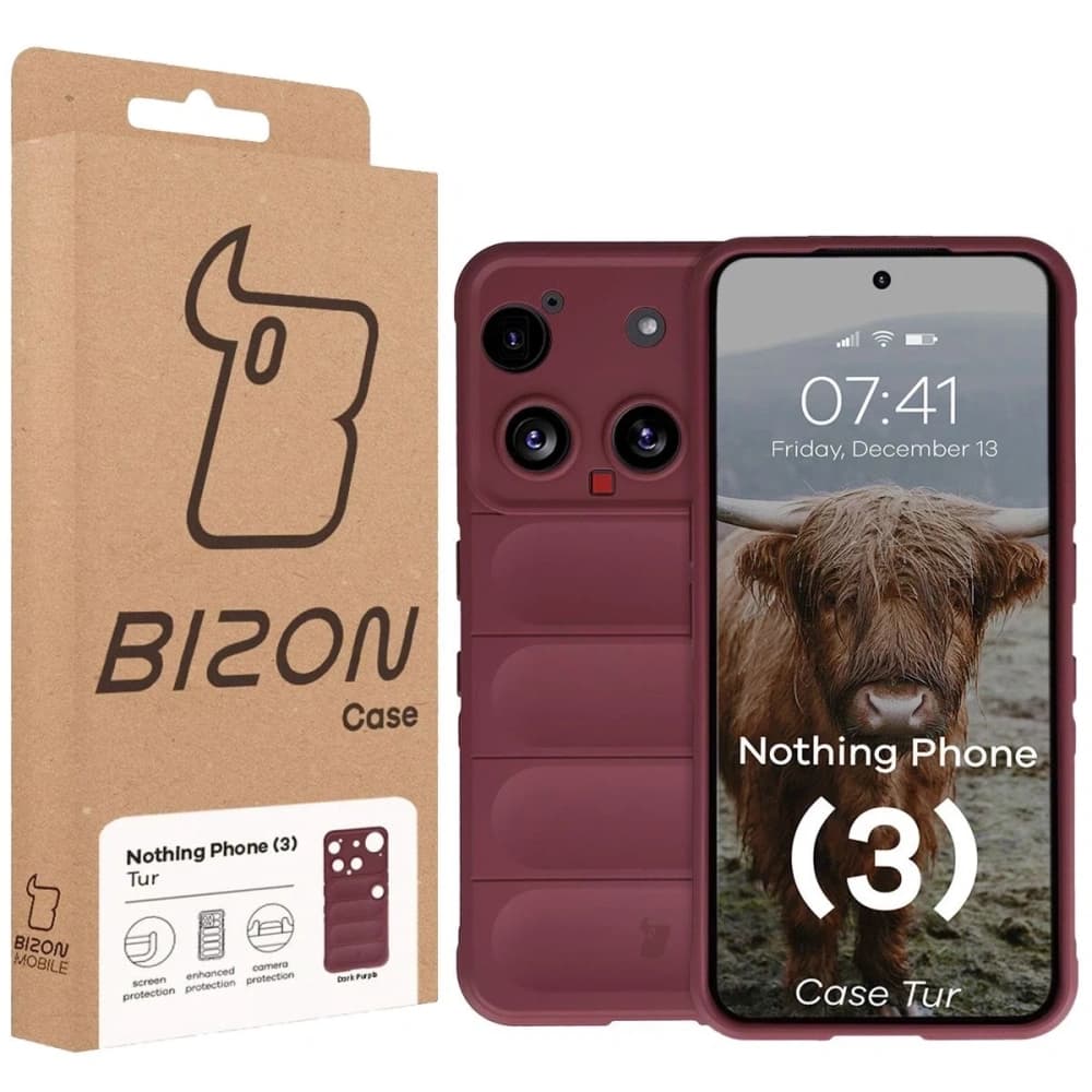 Bizon Case Tur Nothing Phone (3) burgundy - 8