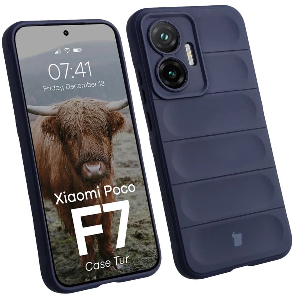 Bizon Case Tur Xiaomi POCO F7 marineblau - 1