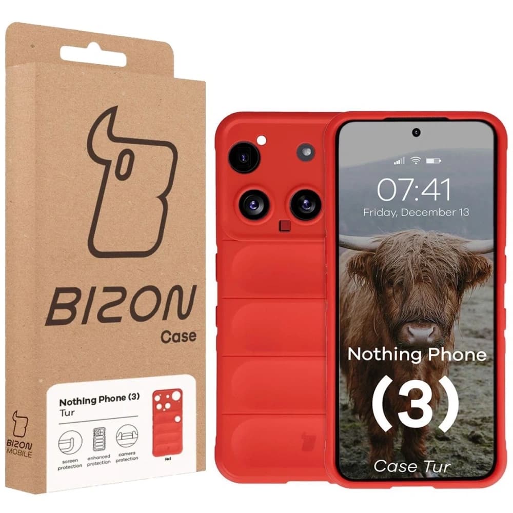 Bizon Case Tur Nothing Phone (3) rot - 8