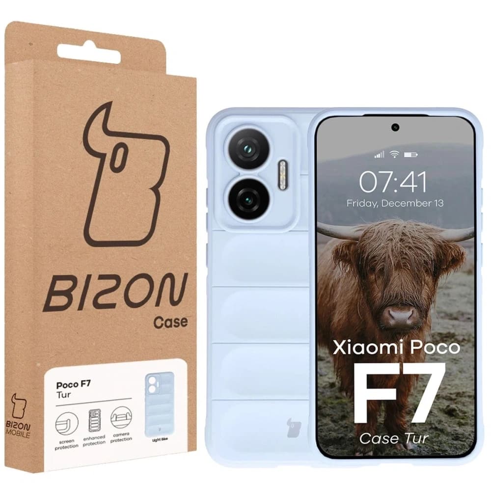Bizon Case Tur Xiaomi POCO F7 light blue - 8
