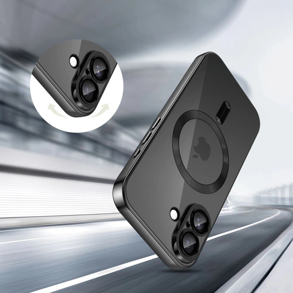 Tech-Protect MagFlex MagSafe Apple iPhone 17 Glänzend Schwarz - 4