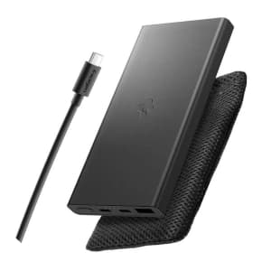 Spigen Essentail EA2210 Power Bank 10000mAh 22.5W Fekete