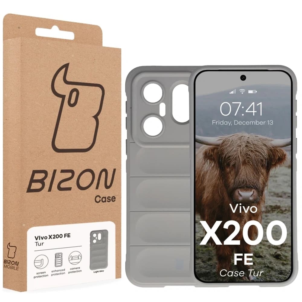 Bizon Case Tur Vivo X200 FE hellgrau - 8
