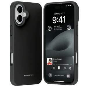 Etui Mercury Pure MagSafe Silicone do Apple iPhone 16 Plus czarny