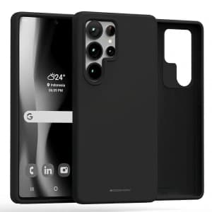 Mercury Pure MagSafe Silicone Samsung Galaxy S25 Ultra black