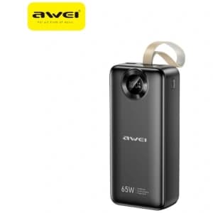 AWEI PA-34 30000mAh 65W Powerbank Schnellladung schwarz