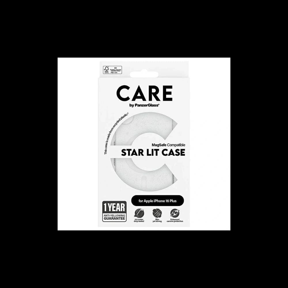 CARE by PanzerGlass Flagship Star Lit Case MagSafe Apple iPhone 16 Plus white - 4