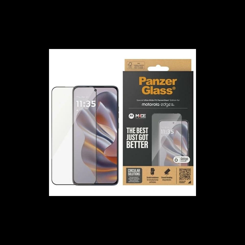 PanzerGlass Screen Protection Ultra-Wide Fit Motorola Edge 50 Neo - 1