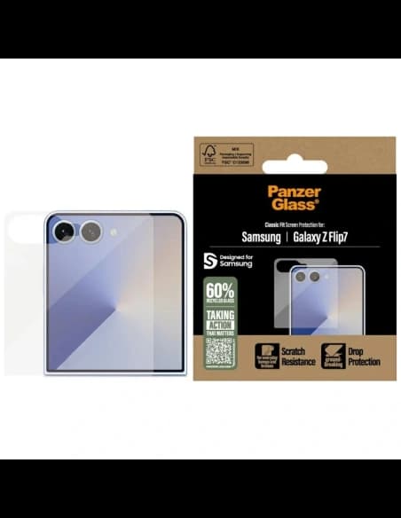 Szkło hartowane PanzerGlass Classic Fit do Samsung Galaxy Z Flip7