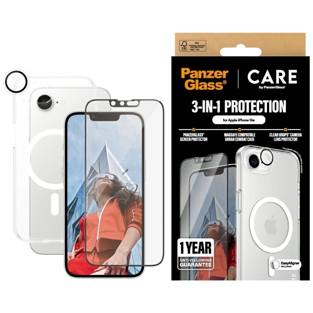 CARE by PanzerGlass Flagship Apple iPhone 17e / 16e - 1