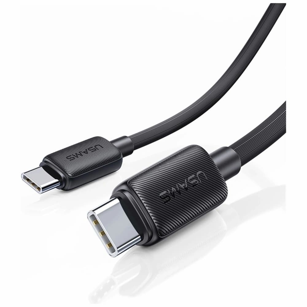 USAMS KY Series US-SJ696 60W USB-C / USB-C kabel 2m bílý - 2