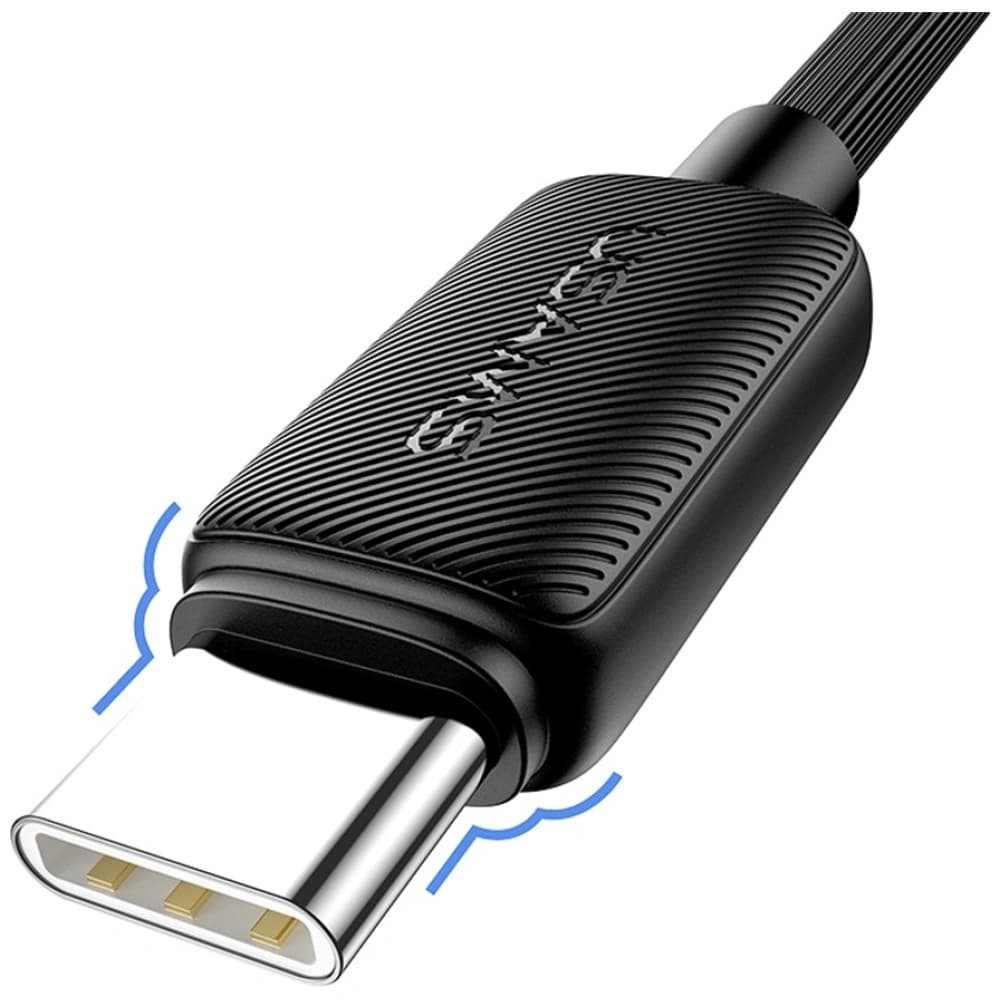 USAMS KY Series US-SJ696 60W USB-C / USB-C kabel 2m bílý - 4
