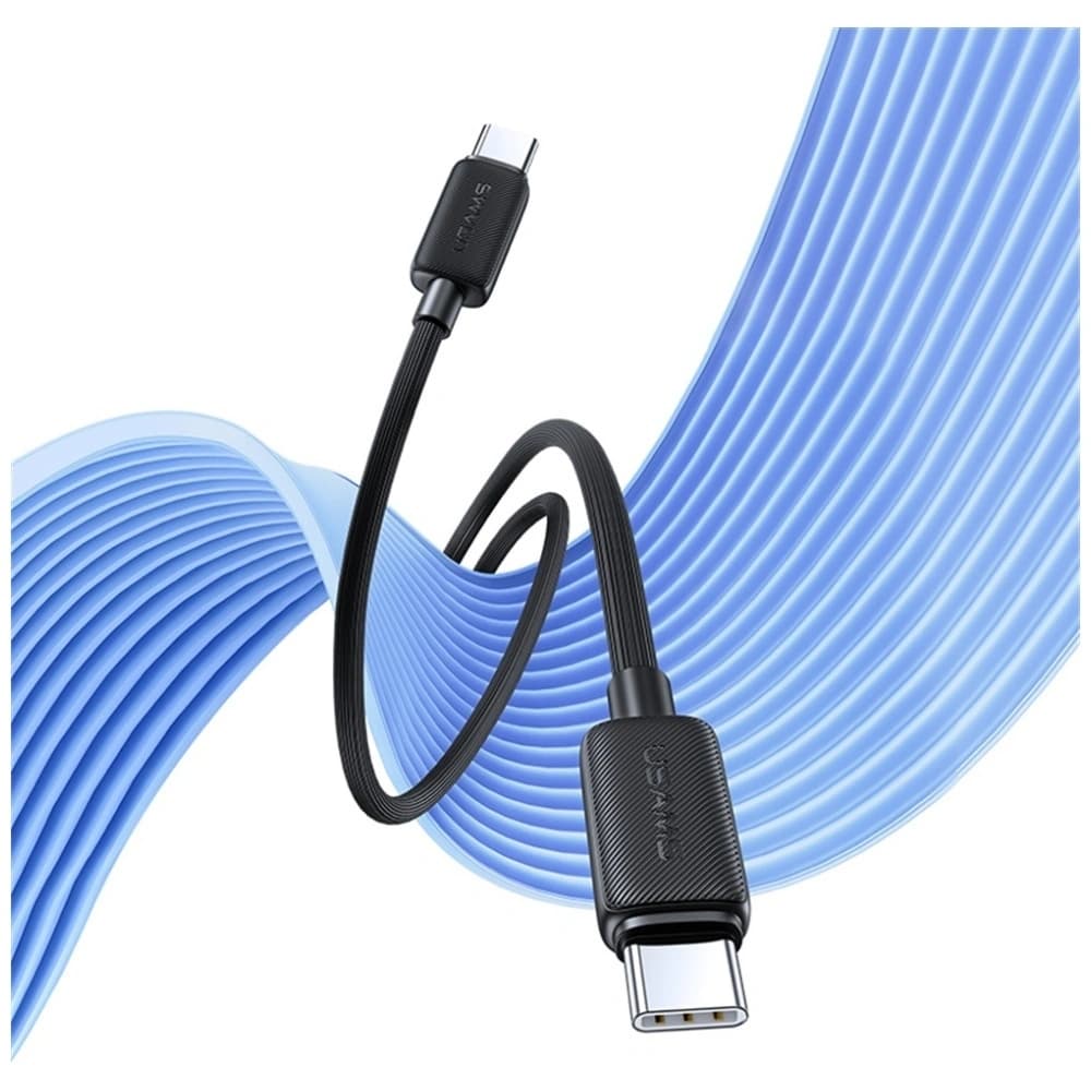 USAMS KY Series US-SJ696 60W USB-C / USB-C kabel 2m bílý - 6