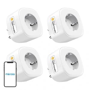 Meross MSS210HKQUA-EU Smart Plug (HomeKit) (four-pack)