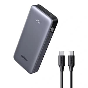 Powerbank UGREEN PB532 20000mAh USB-A, 2xUSB-C 30W gri