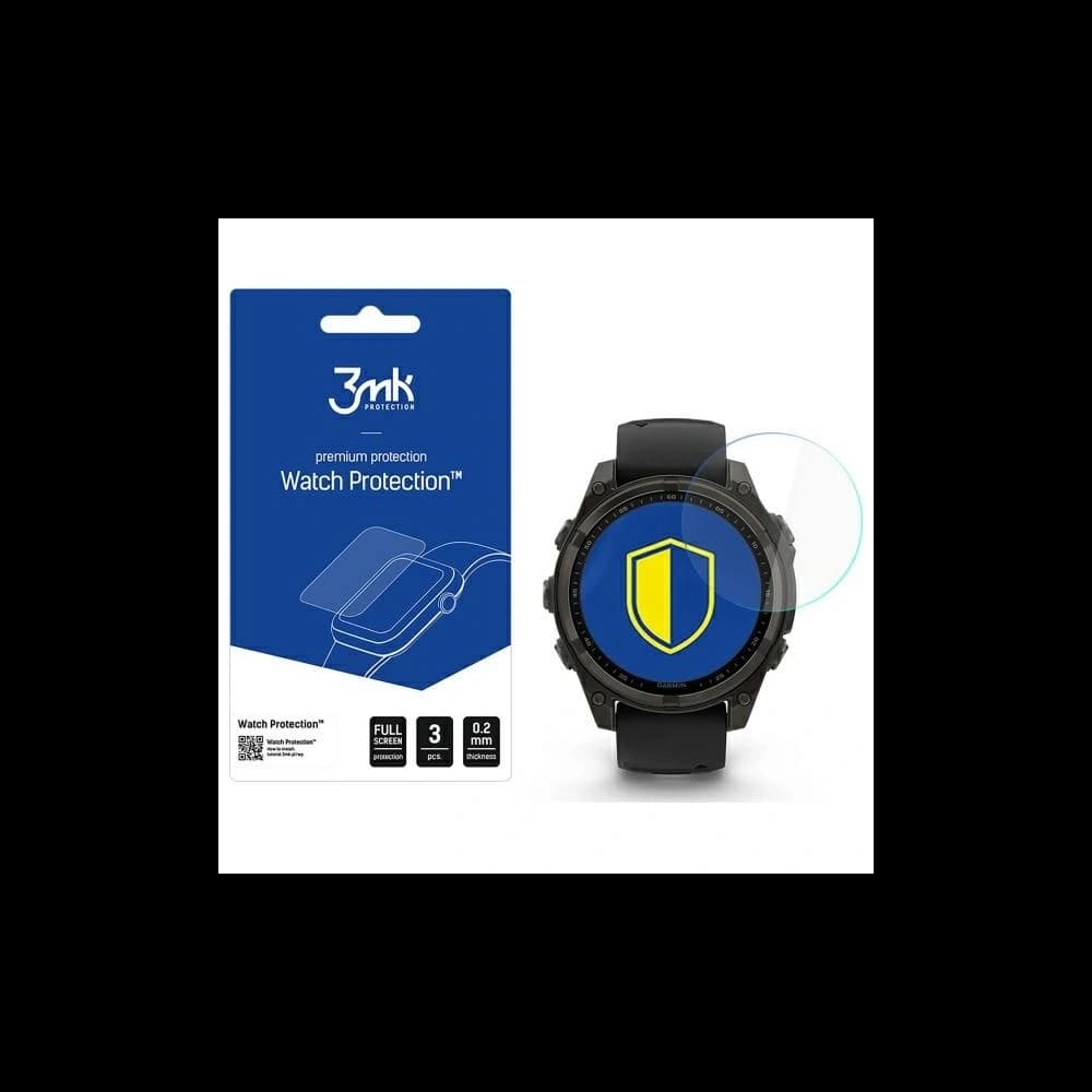 [CR] 3MK Ceas FlexibleGlass Garmin Fenix 8 Solar / Sapphire 47mm - 1