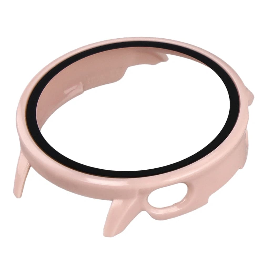 Etui ze szkłem do zegarka Bizon Case+Glass Watch do OnePlus Watch 3 43mm różowe - 6