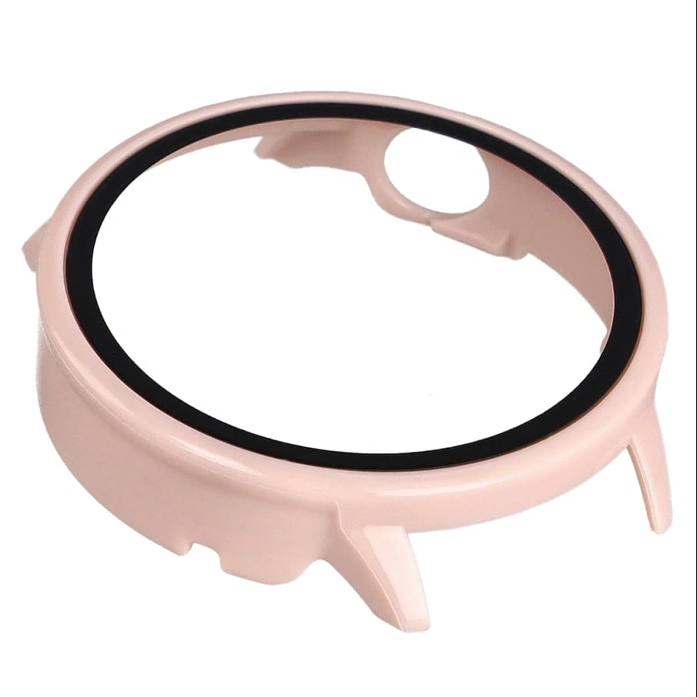 Etui ze szkłem do zegarka Bizon Case+Glass Watch do OnePlus Watch 3 43mm różowe - 7