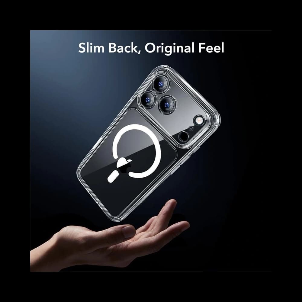 ESR Set Hülle + Bildschirmglas Classic Hybrid MagSafe & Tempered Glass für Apple iPhone 17 Pro Clear - 8