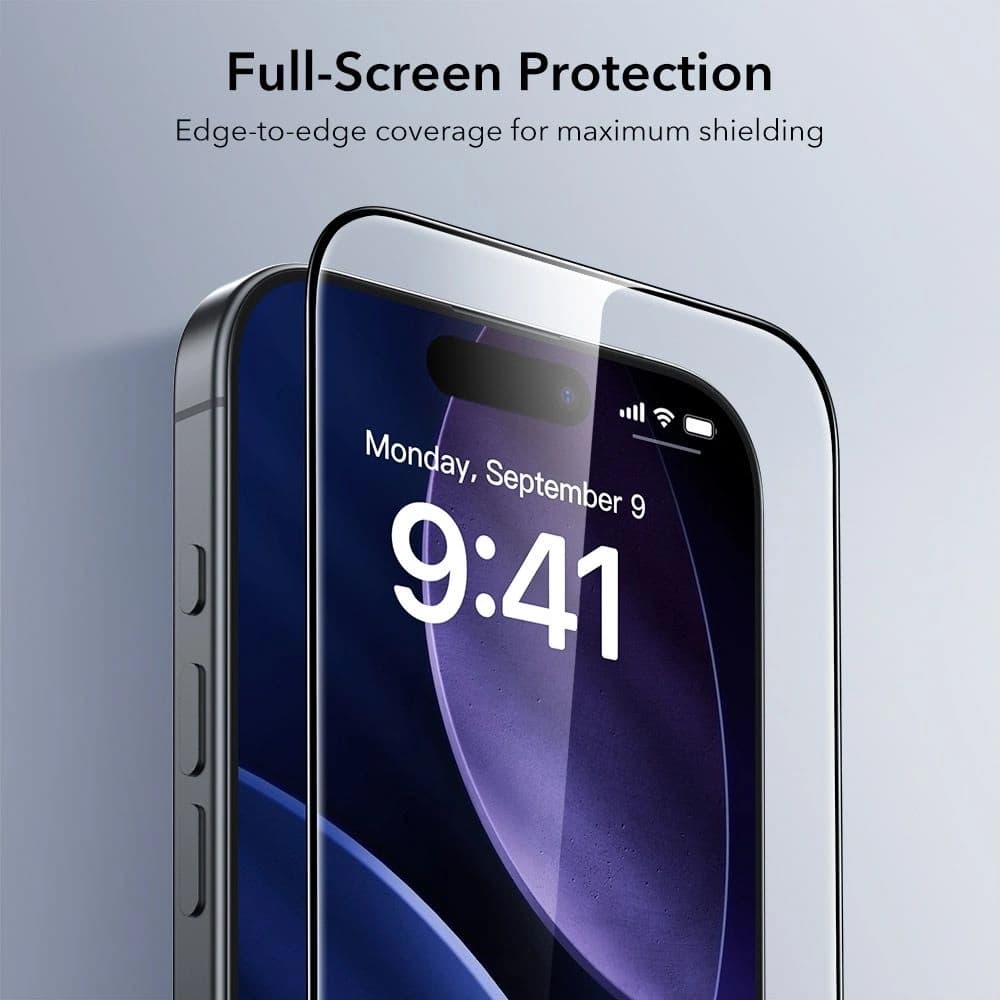 ESR Ultrafit Edzett Üveg Apple iPhone 16 Pro / 17 Clear [2 CSOMAG] - 5