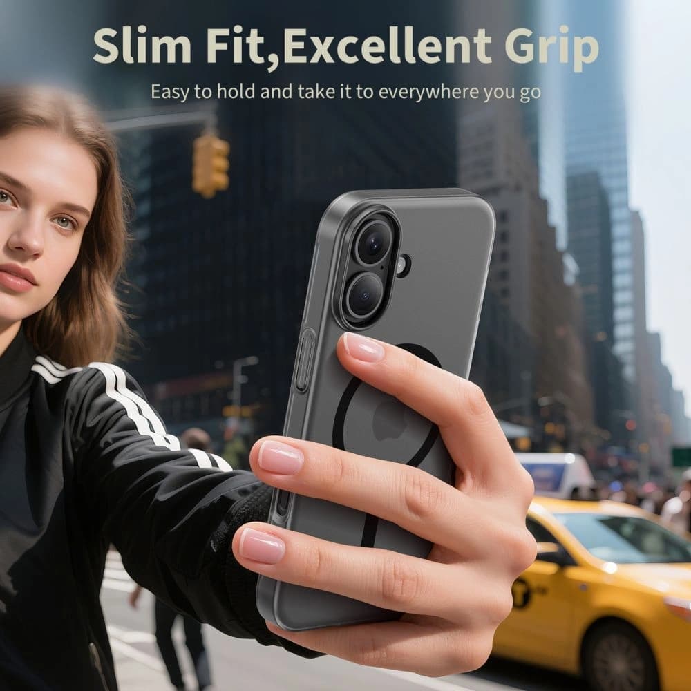 Etui Tech-Protect Magslim MagSafe do Apple iPhone 17 Matte/black - 4