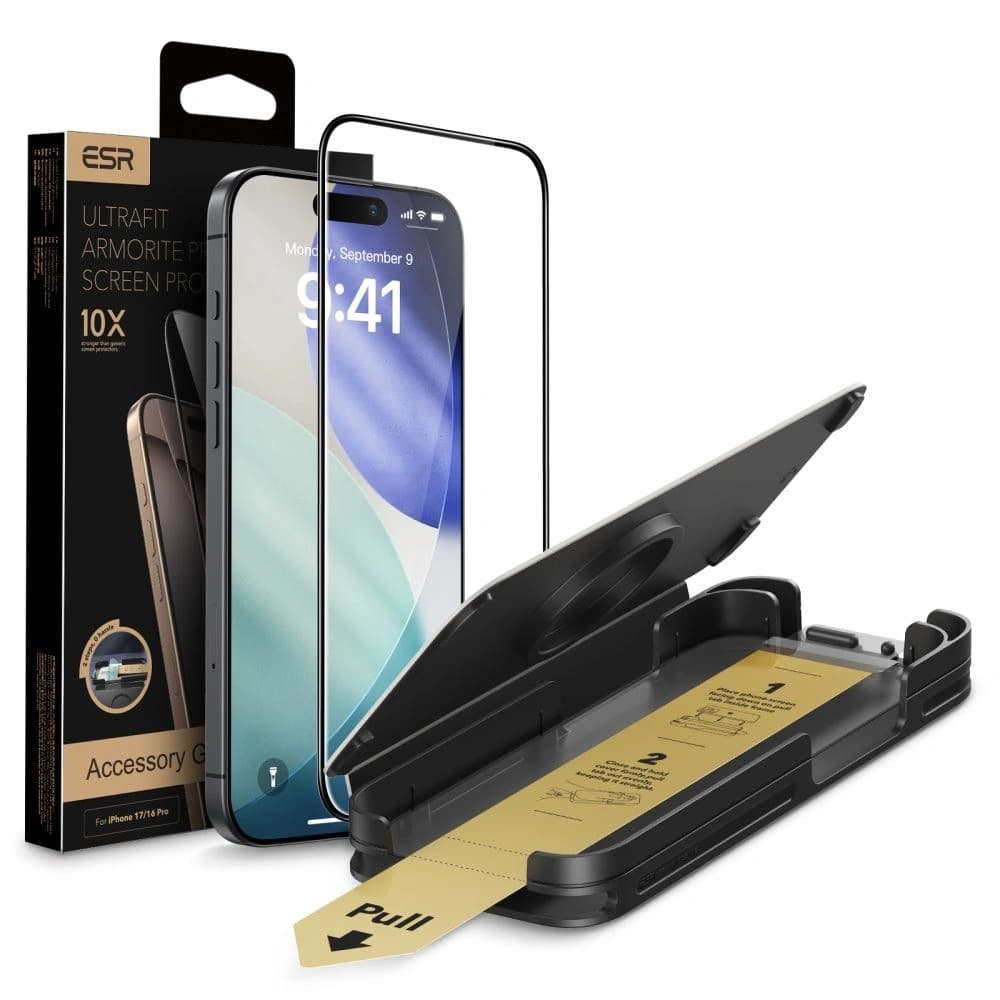 ESR Ultrafit Armorite Pro Edzett Üveg Apple iPhone 16 Pro / 17-hez Átlátszó - 1