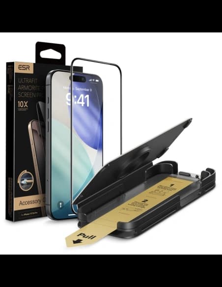 Szkło hartowane ESR Ultrafit Armorite Pro Tempered Glass Accessory Glass by Corning do Apple iPhone 17 Pro Clear