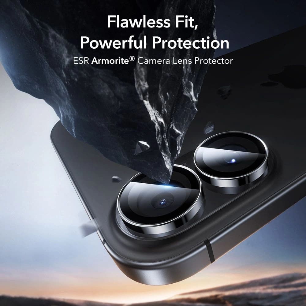 Osłona na aparat ESR Armorite Camera Protector do Apple iPhone 16 / 16 Plus / 17 Black - 9